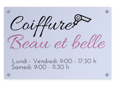 firmenschild-alu-quer-coiffeur
