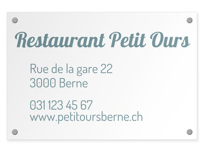 firmenschild-alu-quer-restaurant