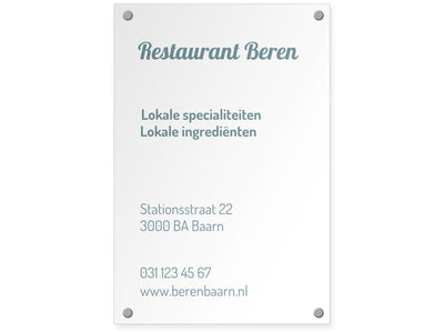 firmenschild-alu-hoch-restaurant