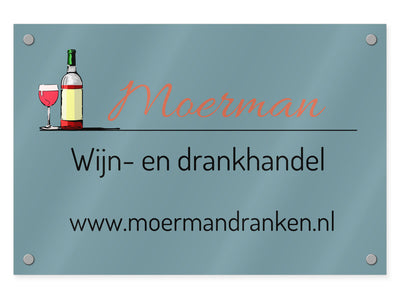 firmenschild-acrylglas-quer-getraenkehandel