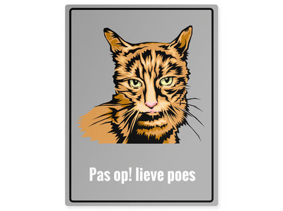 tierschild-hoch-achtung-suesse-katze