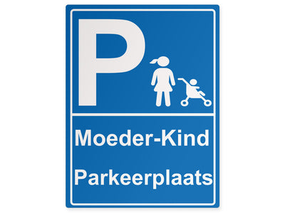 parkplatzschild-mutter-kind-blau